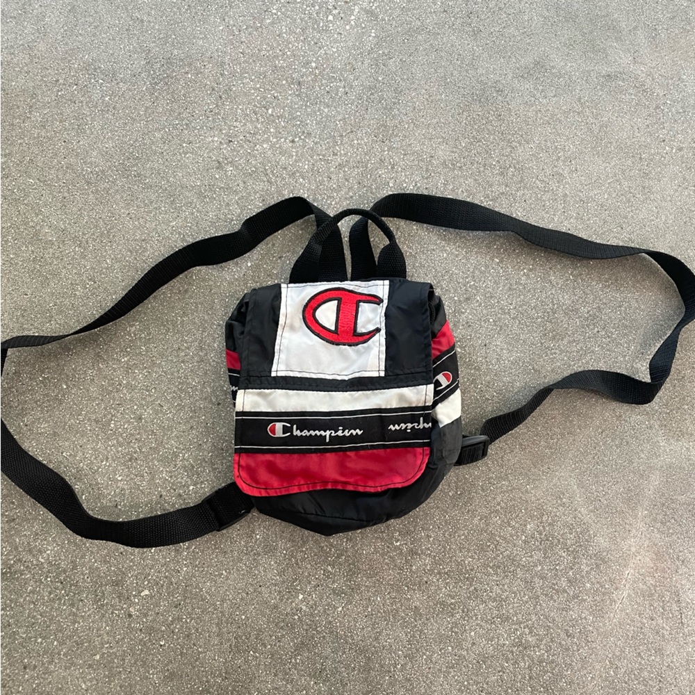 Rare Vintage champion mini backpack